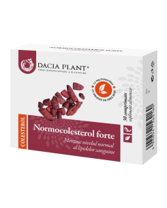 Normocolesterol forte, 30 comprimate, Dacia Plant