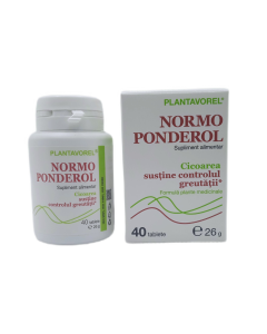 Normoponderol, 40 comprimate, Plantavorel