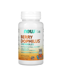 Probiotice BerryDophilus, 60 tablete, Now Foods
