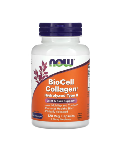 Colagen hidrolizat de tip 2 BioCell Collagen, 120 capsule, Now Foods