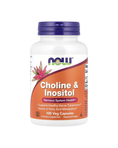 Colina cu Inositol, 100 capsule, Now Foods