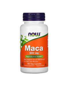 Maca, 500 mg, 100 capsule vegetale, Now Foods