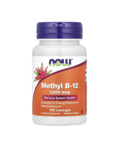 Methyl B-12 1000mcg, 100 tablete masticabile, Now Foods