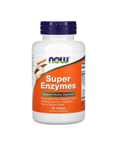 Super Enzime, 90 tablete, Now Foods