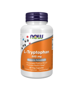 L-Tryptophan 500mg, 60 capsule, Now Foods