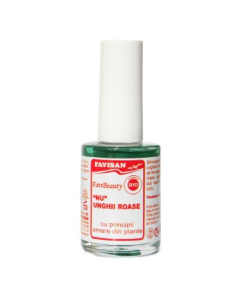 FaviBeauty Nu unghii roase 2 in 1, 14 ml, Favisan