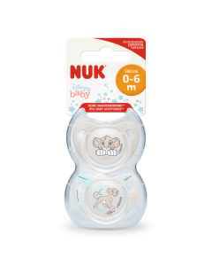 Suzeta din silicon Disney Lion King, M1, 0 - 6 luni, 2 bucati, Nuk
