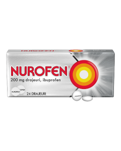 Nurofen 200 mg, 24 drajeuri, Reckitt