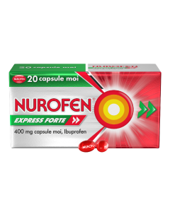 Nurofen Express Forte 400 mg, 20 capsule moi, Reckitt