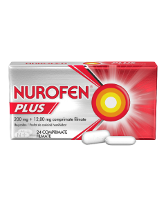 Nurofen Plus, 24 comprimate filmate, Reckitt