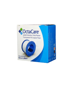 Banda adeziva transparenta, 1.25cm*5m, Octacare