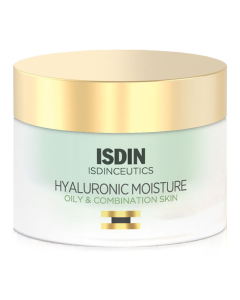 Crema hidratanta cu acid hialuronic pentru ten gras Isdinceutics, 50ml, Isdin
