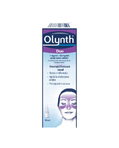 Olynth Duo, 1 mg/ml+50 mg/ml spray nazal, soluție, 10 ml, Johnson & Johnson
