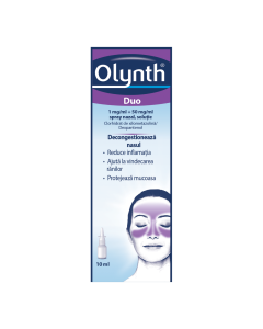 Olynth DUO 1 mg/ml+50 mg/ml spray nazal, solutie, 10 ml