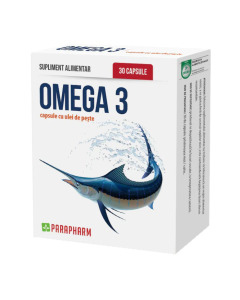 Omega 3 cu ulei de peste, 30 capsule, Parapharm