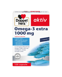 Doppelherz Omega 3 extra 1000 mg, 120 capsule