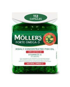 Moller's Omega 3 Forte, 112 capsule
