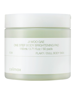 Dischete exfoliante pentru corp cu PHA, Ji Woo Gae One Step Body Brightening, 60 bucati, Celimax