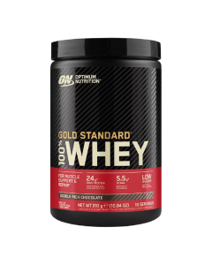 Proteine din zer, pudra proteica, ON 100% Whey Gold Standard, aroma ciocolata, 310g, Optimum Nutrition