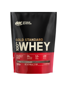 Proteine din zer, pudra proteica, ON 100% Whey Gold Standard, ciocolata, 465g, Optimum Nutrition