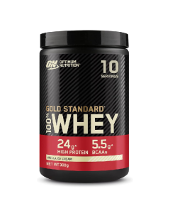 Proteine din zer, pudra proteica, ON 100% Whey Gold Standard, Vanilla Ice Cream, 300g, Optimum Nutrition