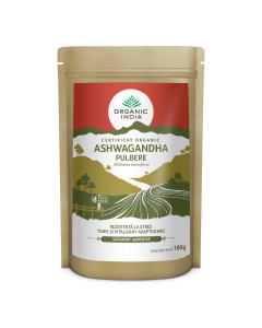 ORGANIC INDIA Ashwagandha Pulbere Rezistenta la stres si Tonic Adaptogenic, 100g
