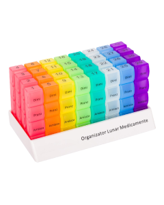 Organizator medicamente lunar colorat, Bazarul de Sanatate