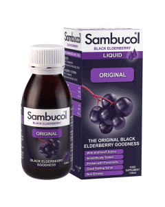 Sirop cu soc negru Liquid Original, 120 ml, Sambucol
