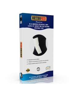 Orteza pentru cot elastica din lana cu efect de incalzire Orthomed