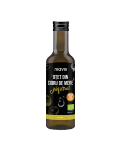 Otet Bio din cidru de mere nefiltrat, 250 ml, Niavis