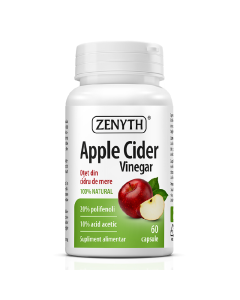 Otet din cidru de mere, 60 capsule, Zenyth