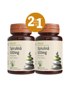 Alevia Spirulina 500mg,  30+30comprimate