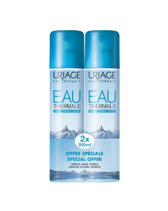 Pachet Apa termala, 300 ml + 300 ml, Uriage