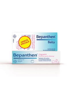 Pachet Bayer Bepanthen Unguent, 100g + Bepanthen Baby Gel de baie, 200ml