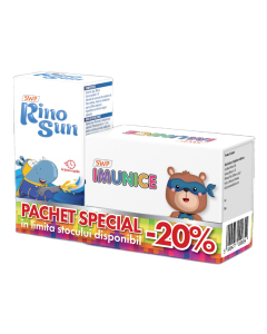 Pachet Imunice, 30 plicuri + RinoSun, 20ml, Sun Wave Pharma