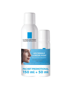 Pachet Apa termala cu efect de calmare si protejare, 150 ml + 50 ml, La Roche-Posay