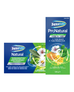 Pachet Theratuss ProNatural sirop + Theratuss Natural tablete