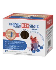 Pachet Urimil Forte Max Shots +Energy, 30 fiole, Naturpharma