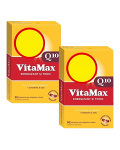 Pachet Vitamax Q10, 30 + 30 capsule, Perrigo
