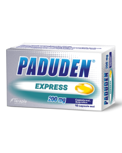 Paduden Express, 200 mg, 10 capsule moi, Terapia