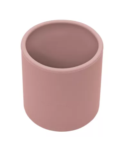 Pahar din silicon, 6 luni+, Old Rose, Appekids
