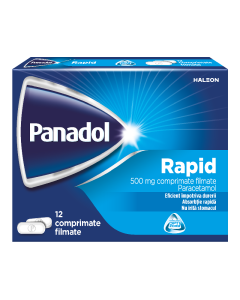 Panadol Rapid 500 mg, 12 comprimate filmate