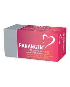 Panangin, 158 mg/140 mg, 50 comprimate filmate, Gedeon Richter