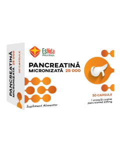 Pancreatina Micronizata, 25000, 30 capsule, Esvida Pharma