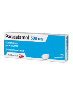 Paracetamol 500mg, 20 comprimate, Antibiotice