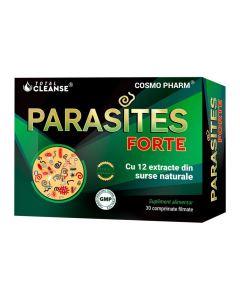 Parasites Forte Total Cleanse®, 30 comprimate, Cosmo Pharm