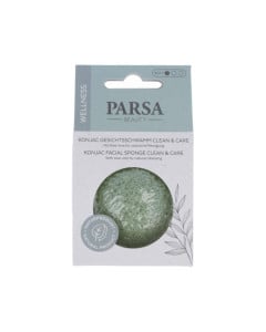 Burete fata Konjac curatare si exfoliere, verde, 1 bucata, Parsa