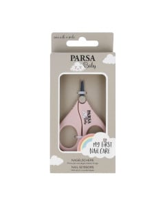 Foarfeca de unghii bebelusi Baby, roz, 1 bucata, Parsa
