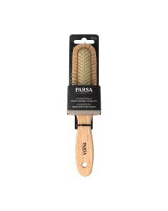Perie mica din lemn cauciuc, pini metal, 1 bucata, Parsa