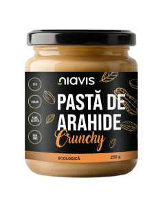 Niavis Unt de Arahide Crunchy Ecologic BIO, 250g